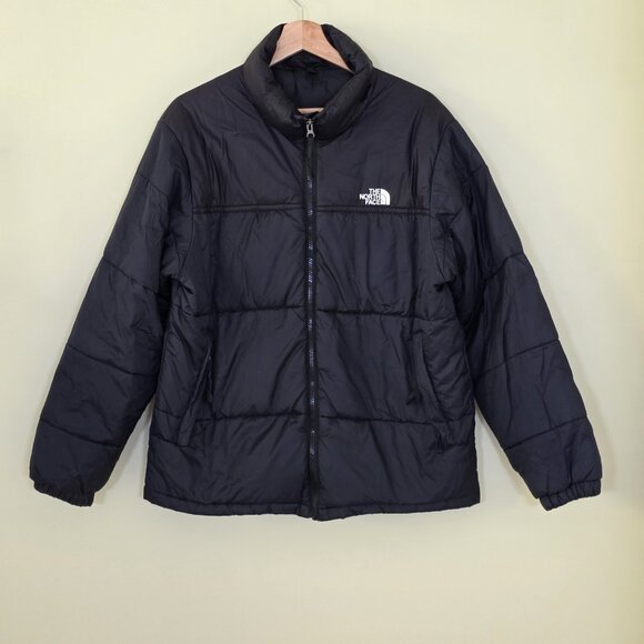 The North Face Jacket Mens L Black Full Zip Pockets Gorpcore Casual Puff Outdoor - Picture 1 of 16